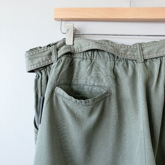 RW&Co Denim Shorts With Removable Sash XXL green shorts - Picture 10 of 15